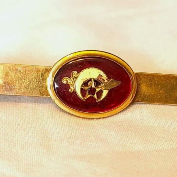 Van Guard 1/20 12 Kt Gold Filled Masonic Cufflinks Tie Tack Clasp Freemason - Picture 5 of 6